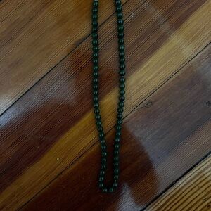 Jade beaded necklace green